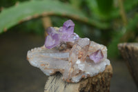 Hand Made Amethyst Conglomerate Specimens x 6 From Chiredzi, Zimbabwe