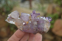 Hand Made Amethyst Conglomerate Specimens x 6 From Chiredzi, Zimbabwe