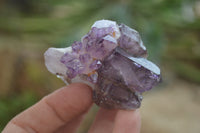 Hand Made Amethyst Conglomerate Specimens x 6 From Chiredzi, Zimbabwe