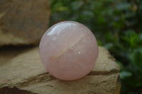 Polished Rose Quartz Spheres x 6 From Madagascar