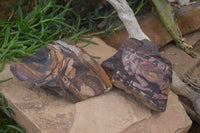 Natural Nguni Jasper Cobbed Specimens x 2 From Prieska, South Africa