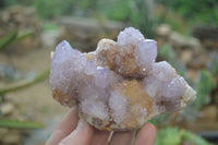 Natural Ametrine Spirit Quartz Clusters x 3 From Boekenhouthoek, South Africa