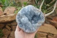 Natural Celestite Geode Specimen x 1 From Sakoany, Madagascar