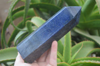 Polished Lazulite Points x 2 From Madagascar