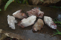 Natural Red Hematoid Quartz Clusters x 6 From Karoi, Zimbabwe