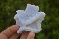 Natural Etched Blue Chalcedony Specimens x 12 From Nsanje, Malawi