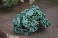 Natural Silky Malachite Specimens x 6 From Kasompe, Congo