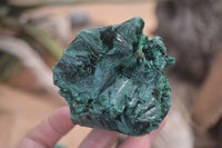 Natural Silky Malachite Specimens x 6 From Kasompe, Congo