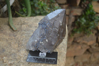 Natural Smokey Quartz Crystal Formations x 3 From Mulanje, Malawi