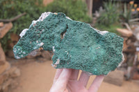 Natural Botryoidal Malachite Specimens x 2 From Tenke Fungurume, Congo