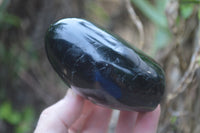 Polished Black Tourmaline Standing Free Forms x 4 From Madagascar