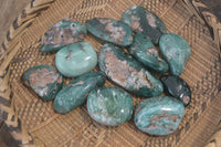 Polished Emerald Mtorolite Palm Stones x 12 From Mutorashanga, Zimbabwe