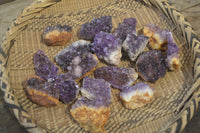 Natural Amethystos Amethyst Plates x 20 From Kwaggafontein, South Africa