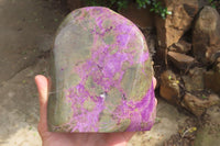 Polished Stichtite Standing Free Form x 1 From Barberton, South Africa