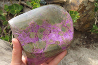 Polished Stichtite Standing Free Form x 1 From Barberton, South Africa