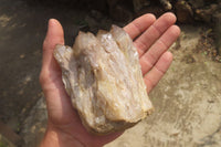 Natural Cascading Smokey Quartz Clusters x 2 From Luena, Congo