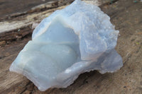 Natural Etched Blue Chalcedony Specimens x 4 From Nsanje, Malawi