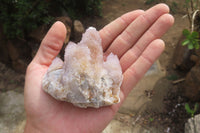 Natural Amethyst Spirit Quartz Clusters x 4 From Boekenhouthoek, South Africa