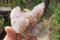 Natural Amethyst Spirit Quartz Clusters x 4 From Boekenhouthoek, South Africa