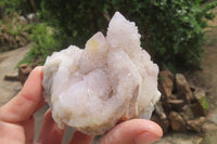 Natural Amethyst Spirit Quartz Clusters x 4 From Boekenhouthoek, South Africa