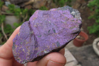 Natural Metallic Purpurite Cobbed Specimens x 12 From Erongo, Namibia