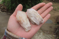 Natural Pineapple Candle Quartz Crystals x 35 From Antsirabe, Madagascar