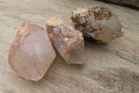 Natural Pineapple Candle Quartz Crystals x 35 From Antsirabe, Madagascar