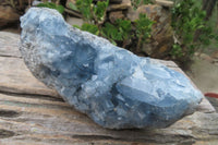 Natural Blue Celestite Specimens x 2 From Sakoany, Madagascar