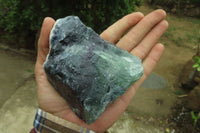 Natural Watermelon Fluorite Cobbed Specimens x 6 From Uis, Namibia