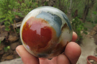 Polished Polychrome Jasper Spheres x 4 From Madagascar