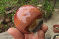 Polished Polychrome Jasper Spheres x 4 From Madagascar