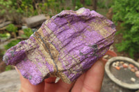 Natural Metallic Purpurite Cobbed Specimens x 6 From Erongo, Namibia