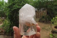 Polished Smokey Quartz Points x 2 From Madagascar