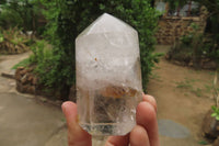 Polished Smokey Quartz Points x 2 From Madagascar