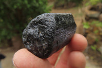 Natural Alluvial Schorl Black Tourmaline Crystals x 18 From Zimbabwe