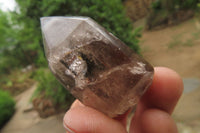 Polished Smokey Phantom Quartz Crystals x 12 From Madagascar