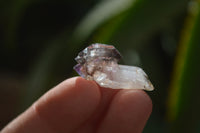 Natural Smokey Window Amethyst Crystals x 0.9 Kg Lot From Chiredzi, Zimbabwe