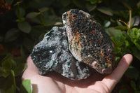 Natural Libethenite Crystals On Dolomite Matrix Specimens x 2 From Shituru, Congo