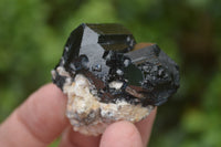 Natural Schorl Black Tourmaline Specimens x 6 From Namibia