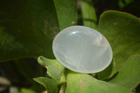 Polished Girasol Pearl Quartz Palm Stones x 12 From Ambatondrazaka, Madagascar