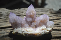 Natural Ametrine Spirit Quartz Clusters x 2 From Boekenhouthoek, South Africa