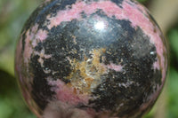 Polished Rhodonite Spheres x 2 From Madagascar