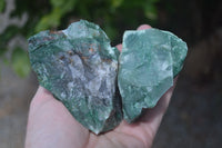 Natural Jade Cobbed Specimens x 12 From Swaziland