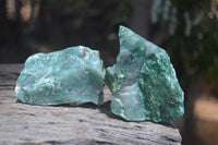 Natural Jade Cobbed Specimens x 12 From Swaziland