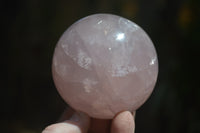 Polished Star Rose Quartz Spheres x 3 From Madagascar