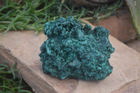 Natural Silky Malachite Specimen x 1 From Kasompe, Congo