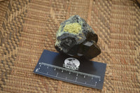 Natural Black Tourmaline With Hyalite Opal Specimens x 6 From Namibia