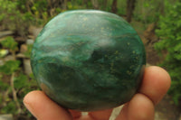 Polished Emerald Verdite Galet - Palmstones x 12 From Zimbabwe