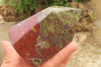 Polished Rare Dragons Blood Stone Points x 3 From Tshipise, South Africa