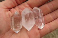 Polished Clear Quartz Points and Double Terminated Crystals x 35 From Madagascar